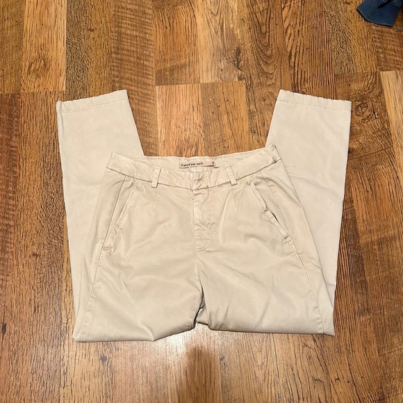 Transit Par-Such Khaki Straight Leg Pants D8 - Picture 1 of 4